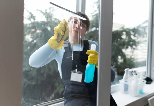 Nettoyage de vitres intérieures et extérieures à Aubiac